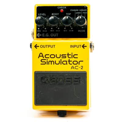 Boss AC-2 Acoustic Simulator Pedal for Electric Guitar - Change up the Vibe without Changing the Guitar