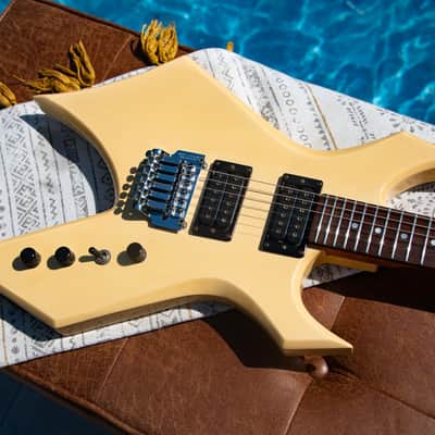1985 B.C. Rich Warlock  - Aged White - Made in Japan - Pro Set Up w Perfect Frets/Action/Intonation! Shred Master Supreme image 17