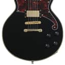 D'Angelico Excel Tammany Single Cutaway Solid Body Solid Black