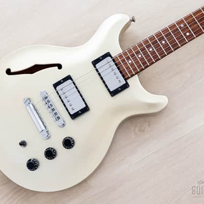 2001 Hamer USA Artist Semi-Hollow Guitar Silver Sparkle w/ Seymour Duncan '59 SH-1, Case image 1