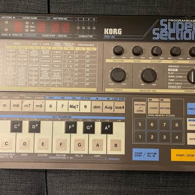 Korg PSS 50 Super Section Synthesizer Drum Machine