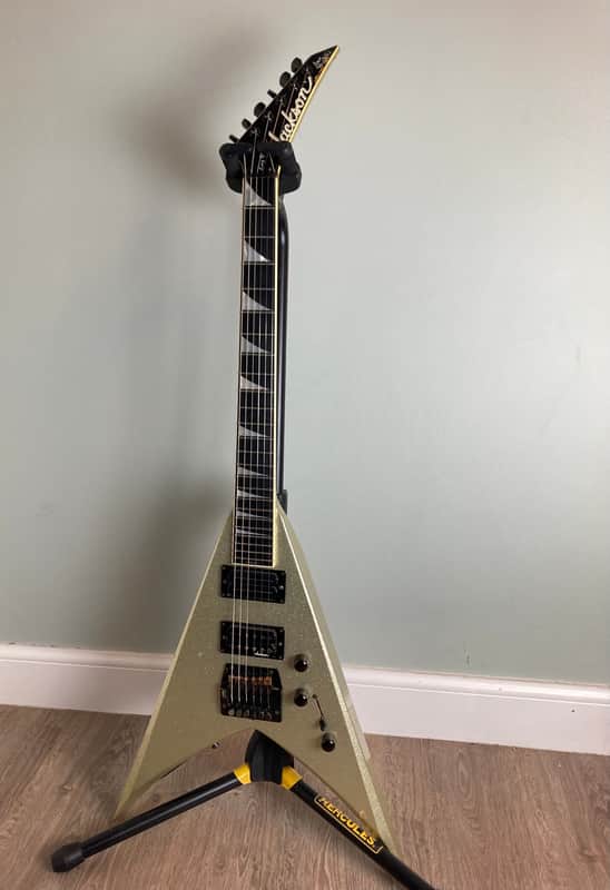 Jackson King V Pro Dave Mustaine Signature guitar 1993 Sparkle