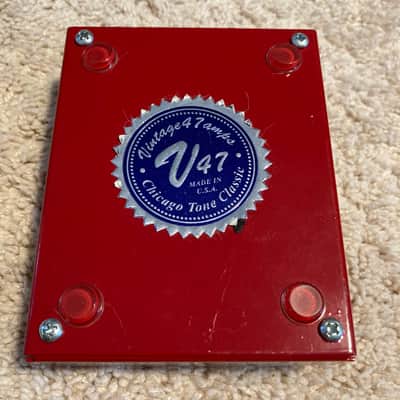 Vintage 47 Amps Clean Boost Module - Red image 2
