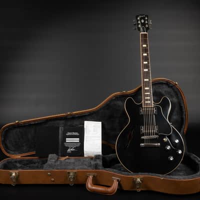 2015 Gibson Memphis ES-339 Block Inlays - Satin Ebony | USA Semi-Hollow Custom Burstbucker Humbucker Pickups 3.35kg | CoA OHSC image 1