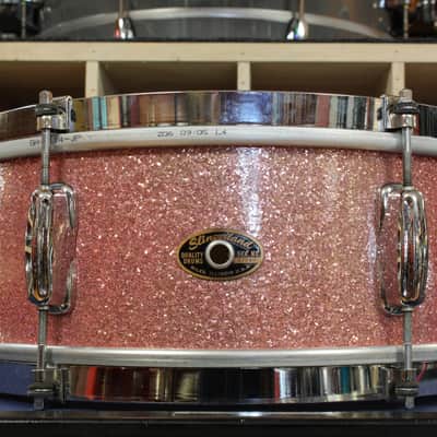1960s Slingerland 5.5x14 Special Student Model Snare Drum in Sparkling Pink Pearl image 1