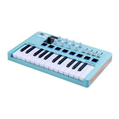 Arturia MiniLab 3 Compact MIDI Keyboard Controller with 25 Keys, RGB Pads and USB DAW Integration (Special Edition, Aquamarine) image 4