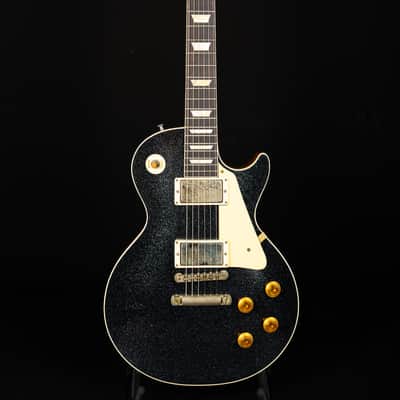 Gibson 1957 Les Paul Standard Murphy Lab Light Aged - Black Sparkle Top / Natural Back image 2