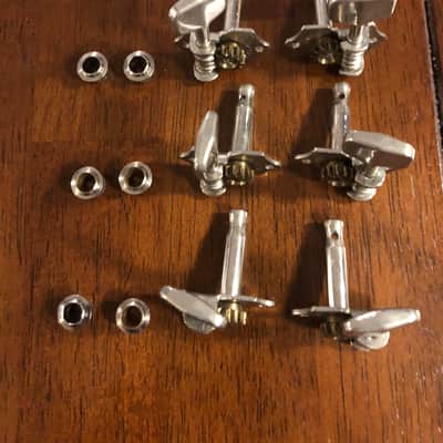 Grover Sta-Tite Vintage 3 + 3 50’s / 60’s Nickel . Martin Gibson Guild etc. image 4