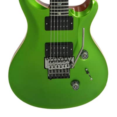 Paul Reed Smith Wood Library Custom 24 Floyd Rose Torrefied Flame Maple Neck Jewell Lime Metallic image 2