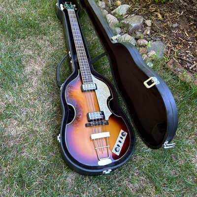 Hofner Contemporary Series Violin Bass 2006 - 2019 - Antique Brown Sunburst image 8