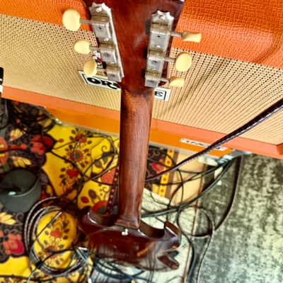 Gibson SG Junior 1964 - matte brown with gold stripes image 12