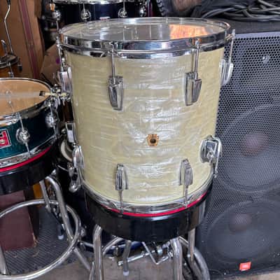 Ludwig 14x14 WMP Keystone Badge 60’s Floor Tom Drum image 1