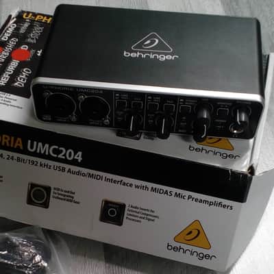 Behringer U-Phoria UMC204HD 2x4 USB Audio Interface image 1
