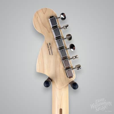 Fender American Performer Stratocaster with Maple Fretboard 2022, Satin Lake Placid Blue, 7.8 lbs image 8