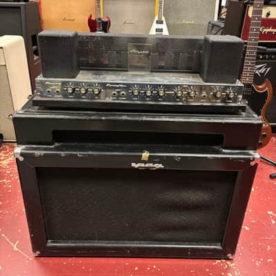 1966 Ampeg B-12XT Portaflex 2-Channel 50-Watt 2x12" Fliptop Guitar Combo Black image 1