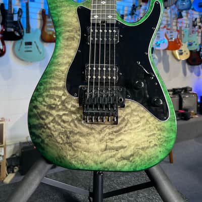 Kramer Volante Quilt HHFR Electric Guitar Ultramarine Burst GET PLEK'D! 590 image 2