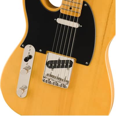 Squier Classic Vibe '50s Telecaster Left-Handed Electric Guitar. Maple FB, Butterscotch Blonde image 4