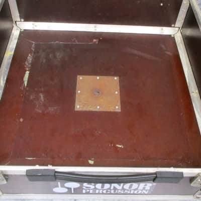 Vintage Hardcase RARE, Collectable Flying case named " Sonor Percussion" 80s - Classic Strong metal+ wood image 8