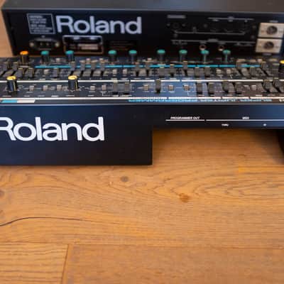 2 x Roland MKS-80 Super Jupiter with 1 x MPG-80 Programmer 1984 - 1989 - Black image 14