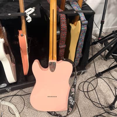 Fender Vintera '70s Telecaster Thinline by with Maple Fretboard 2020 - 2021 - Shell Pink CME exclusive image 5