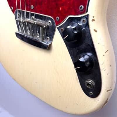 Fender Musicmaster II Caly Dot 1964 - Olympic White image 13