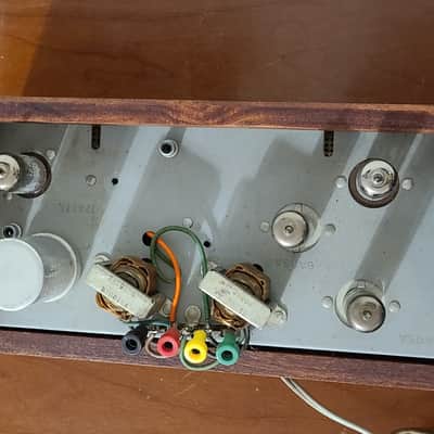 Fully Restored Zenith Single Ended 6AQ5 Power Amp With Custom Reclaimed Mesquite Wood Case And Metal Grill! image 14