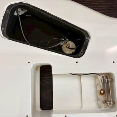 80s KRAMER JK1000 Body White Alder 1H w/Plate Made in Japan image 17
