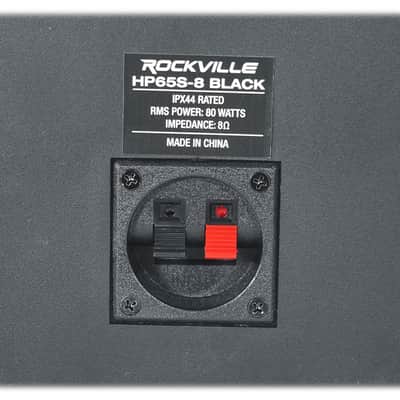 2 Rockville HP65S-8 Black 6.5" Indoor/Outdoor Swivel Home Theater Speakers 8-ohm image 10