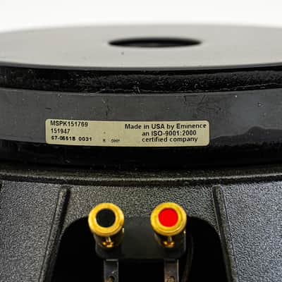 Eminence 15” Professional Audio Speaker – Made in USA | MSPK151769 / 151947 image 3