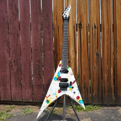 ESP USA V-II FR Jawbreaker Satin 6-String Electric Guitar w/ Black Tolex  Hard Case image 3