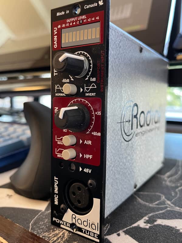 Radial PowerTube 500 Series Tube Mic Preamp Module 2010s - Red image 1