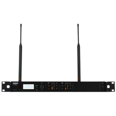SHURE ULXD4D/SM58=-G57 Dual Channel / Dual Mic Rackmount Digital Dante Handheld  Wireless System image 5