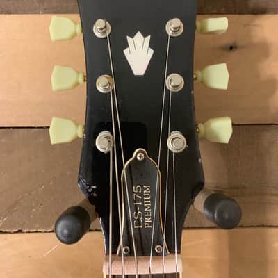 Gibson Epiphone ES 175 Premium Relic Hollow Body Jazz Box Gibson Gold Top Gold Nitro Repaint image 8