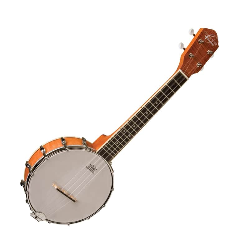 Oscar Schmidt OUB1 Remo Head Mahogany Neck & Back-Side Concert Size 4-String Banjolele Banjo Uke image 1