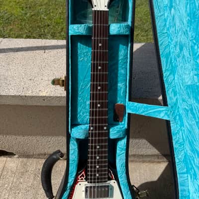 Gibson Custom Shop "Inspired By" Jimi Hendrix Psychedelic Flying V 2006 - Psychedelic Black image 3