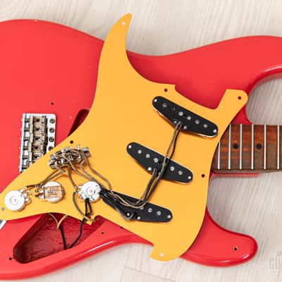 1959 Fender Stratocaster Vintage Guitar Pre-CBS, Matador Red Lacquer (Riggio) w/ Tweed Case image 20