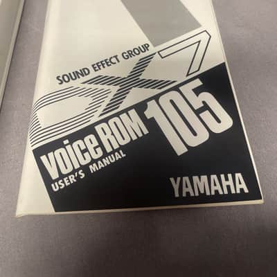 Yamaha vrc-105 sound effect group DX7 Data ROM Cartridge dx5 dx1 image 4