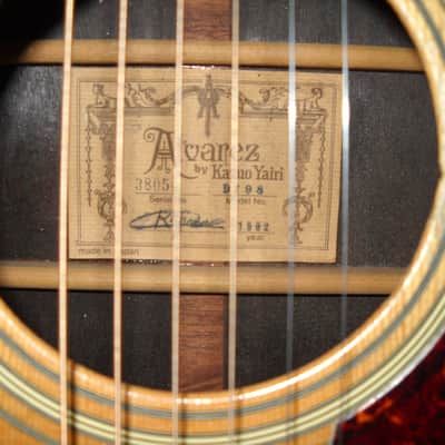 Alvarez Yairi DY98 Modulus Graphite neck 1992 Natural image 3