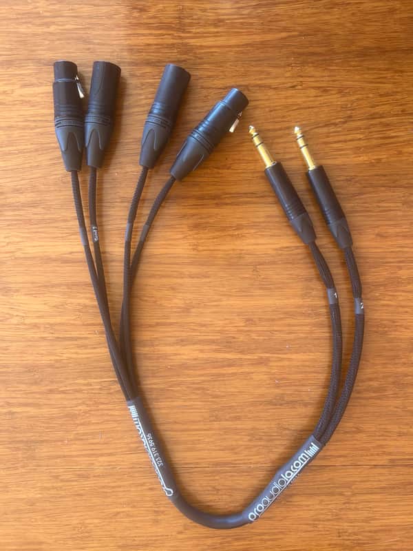 Mogami / Neutrik / LA Pro Audio 2-Channel Insert Cable | Made from Mogami 2931 & Neutrik Gold | 2 x 1/4" TRS to 4 x XLR 2 image 1