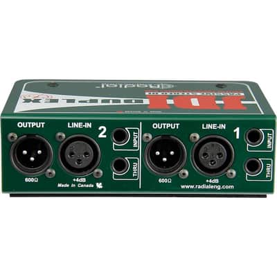 Radial Engineering JDI Duplex Passive 2-Channel Dual Stereo DI Direct  Box image 4