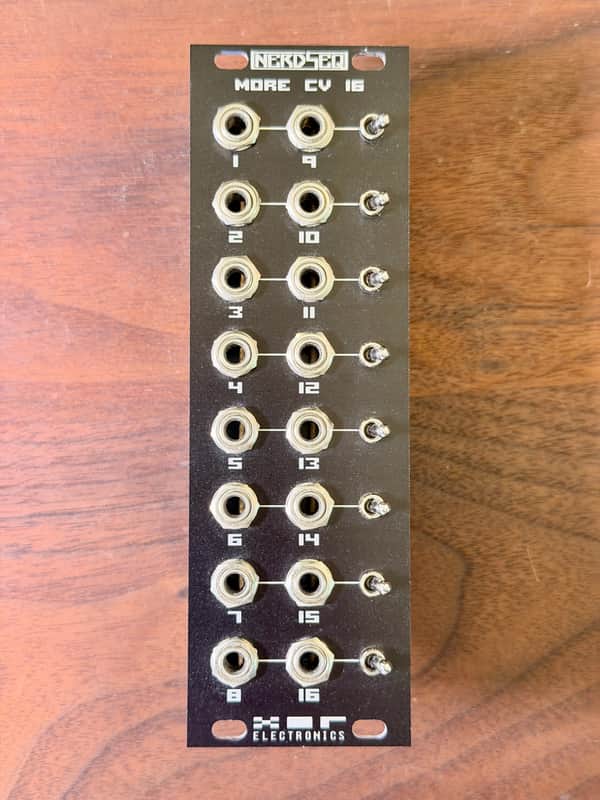 XOR Electronics NerdSEQ More CV 16 Expander - Black image 1