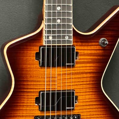 Dean - USA - Custom Floyd Rose Cadillac - Flame Maple Tiger Eye - Fishman Fluence Modern Black Pickups - Floyd Rose Tremolo - Black Hardware - OHSC - Call for Best Price !!! image 5