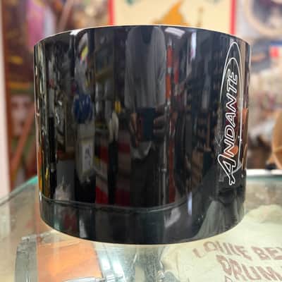 Andante Snare Drum Shell - Black Lacquer 10x14 image 7