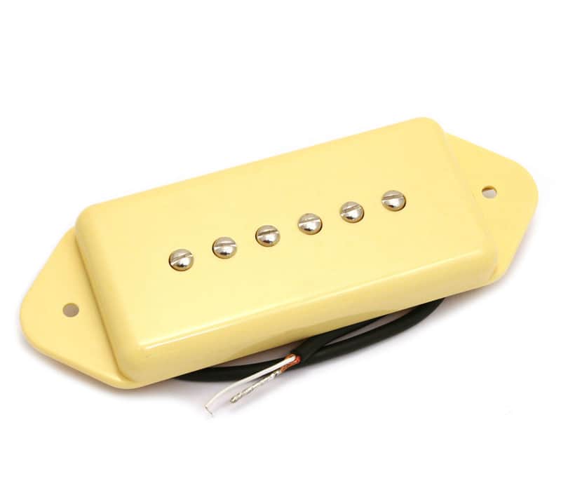 PU-P9D-C P90 Cream Dog Ear Dogear Style Guitar Pickup image 1