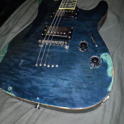 Schecter Diamond C-1 Classic Vine 2000's blue image 1