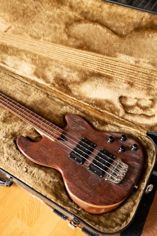 Wal Mk1 Custom Bass 1981. Padouk/Mahogany image 1