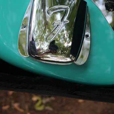 Fender Jazz Bass 1966 turquoise (modified) One of a Kind ! Bild 9