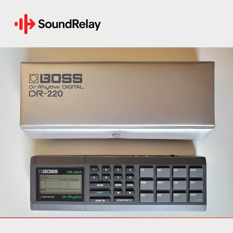 Boss DR-220A - Vintage Dr. Rhythm Drum Machine - Original Case included - Tested image 1