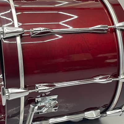 Yamaha Recording Custom 20x14 Bass Drum Cherry Made in japan image 9
