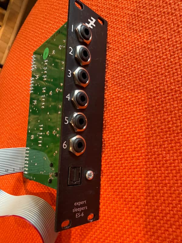 Expert Sleepers ES-6 MK1 CV / Lightpipe Interface Eurorack Synth Module 2011- 2016 - Black image 1